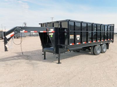 7'x14" Gooseneck Dump Trailer Contractor Package from Snake River