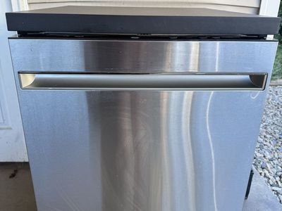 GE Stainless Steel Portable Dishwasher with Wheels