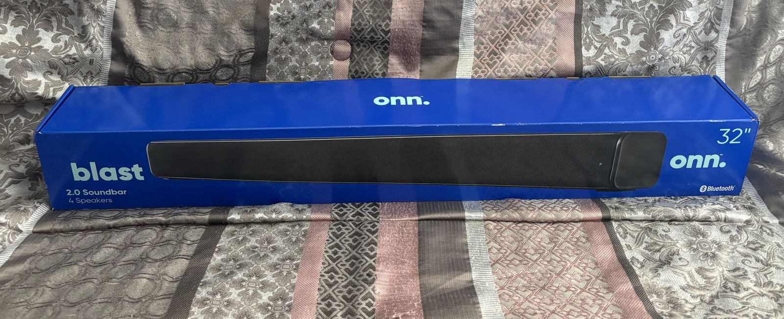 Onn. 32" 2.0 Channel Soundbar 4-Speakers