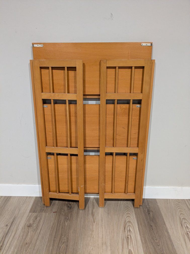 vintage folding bookshelf bookcase