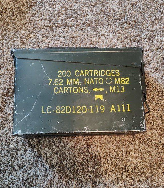 steel ammo box military m60