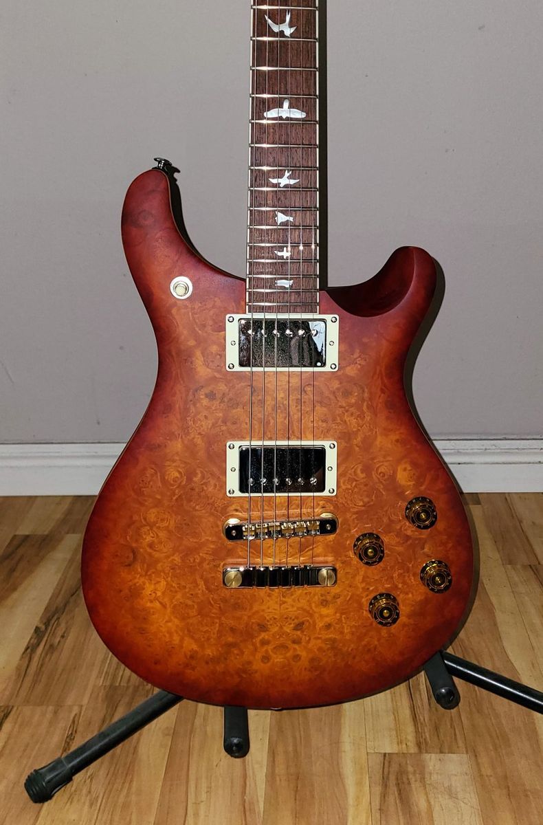 PRS Limited Edition SE McCarty 594 Laurel Burl Electric Guitar, Vintage Sunburst