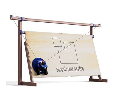MakerMade M2 4'x8' CNC Router Kit with Custom Steel Frame & Vacuum Table