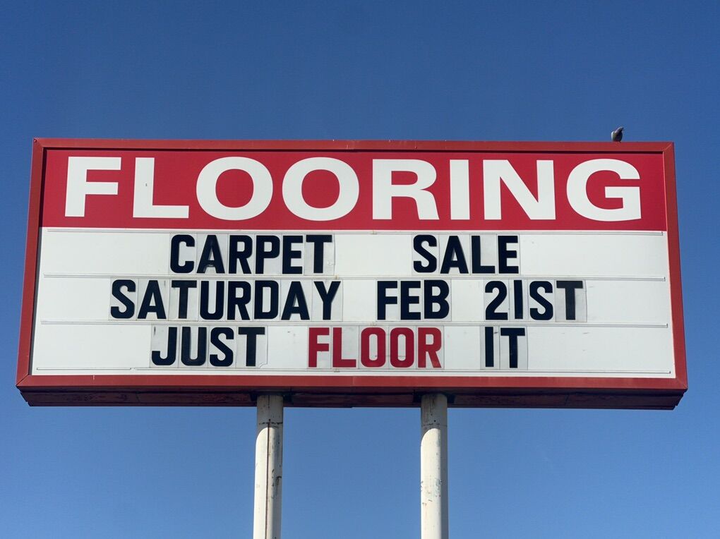 Carpet Sale Saturday Feb. 21st