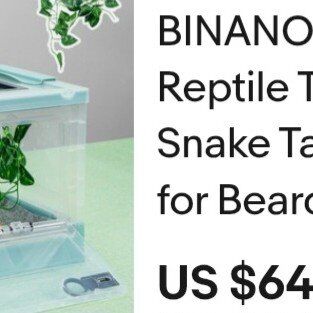 BINANO Foldable 16" Reptile Terrarium