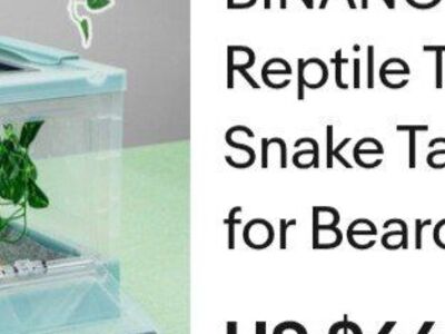 BINANO Foldable 16" Reptile Terrarium