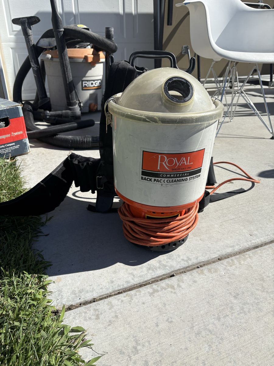 Royal Commercial Back Pack Cleaning System Vacuum