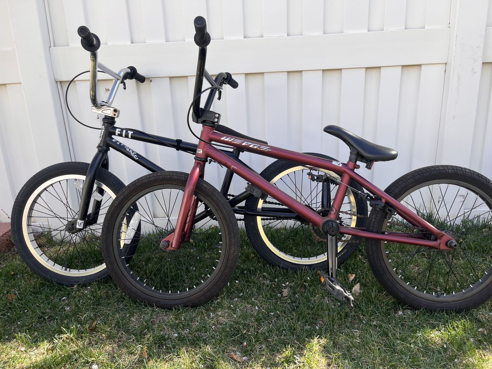 2 Jr BMX Bikes 18" Frames (Wedge & Fit)