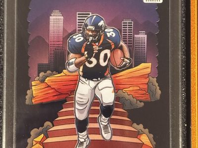 2024 Panini Optic Downtown Terrell Davis Black Pandora #24 Denver Broncos