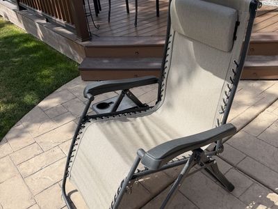 Set of 2 Anti gravity outdoor lawn chair
