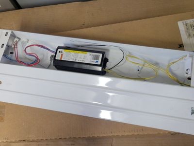 Metalux 1222 2 Lamp 24 Inch Strip Light Fixture with Ballast