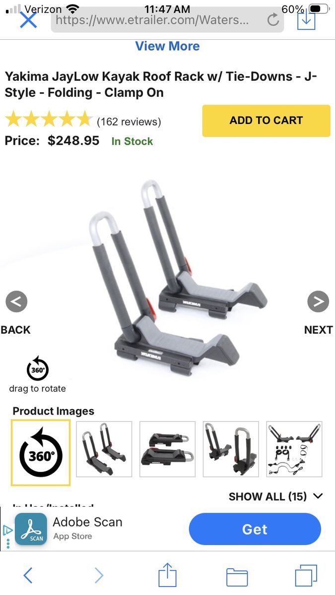 Kayak Roof Rack