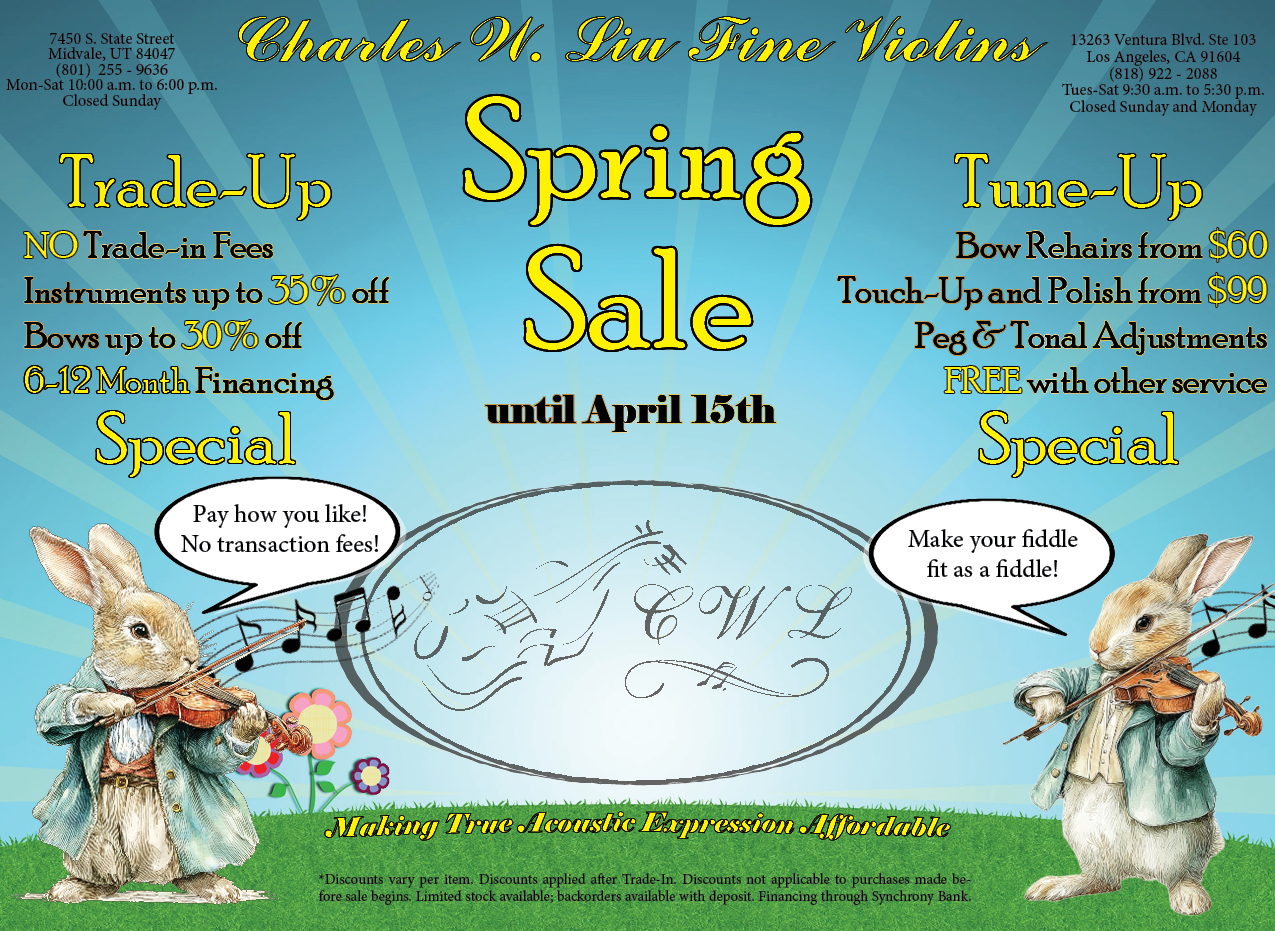 4/4 violin/cello Spring sale