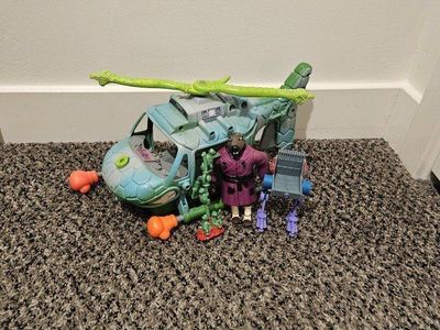 Vintage TMNT Ninja Turtles Helicopter Lot