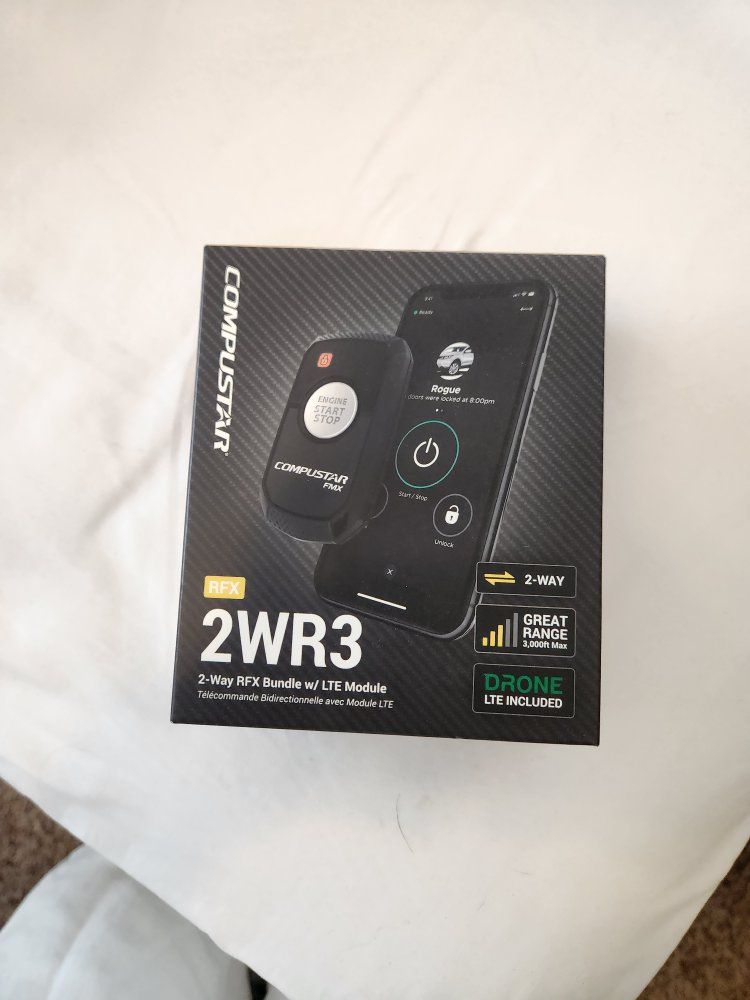 Compustar RFX-2WR3 2-Way RFX Bundle w/ LTE Module - 3000ft Max Range Car Remote Start System