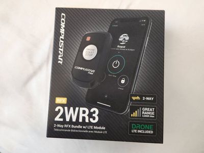 Compustar RFX-2WR3 2-Way RFX Bundle w/ LTE Module - 3000ft Max Range Car Remote Start System