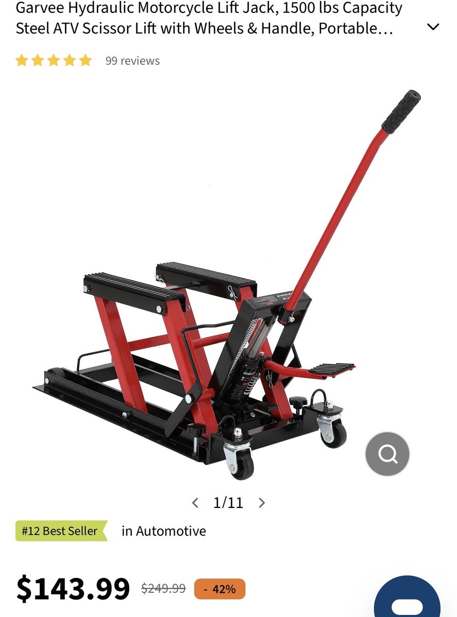 Craftsman motorcycle jack