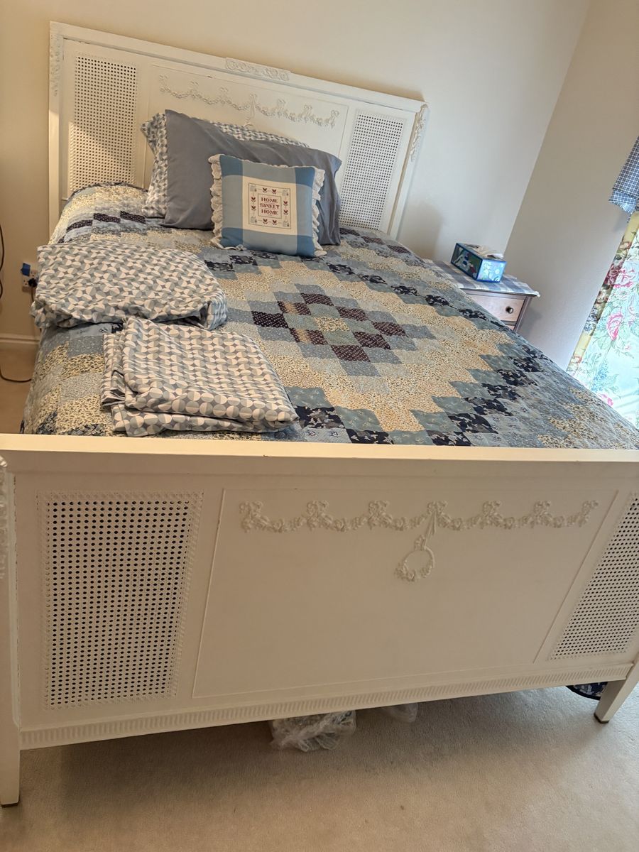 Beautiful Antique 1920s French Provincial-Style Full Bedroom Set