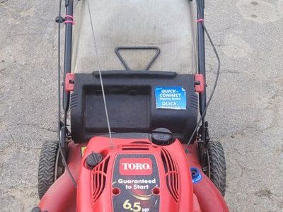 Toro lawnmower 22"cut 6.50 hp
