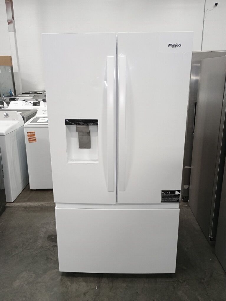NEW WHIRLPOOL 30 C FT WHITE FRENCH DOOR