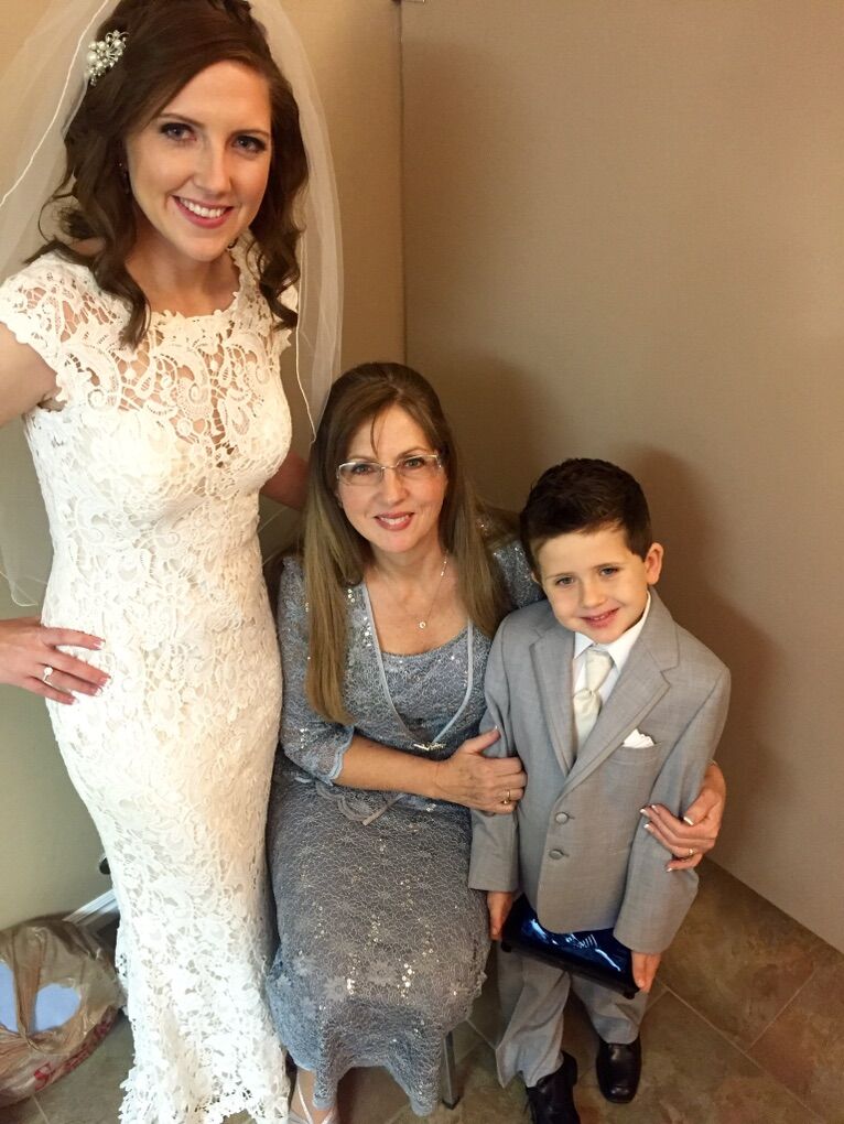 Lace Wedding Dress Size 6