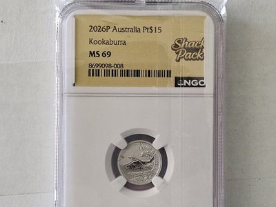 2026P Australia Platinum Pt $15 Kookaburra NGC MS-69