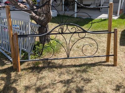 King size bed frame