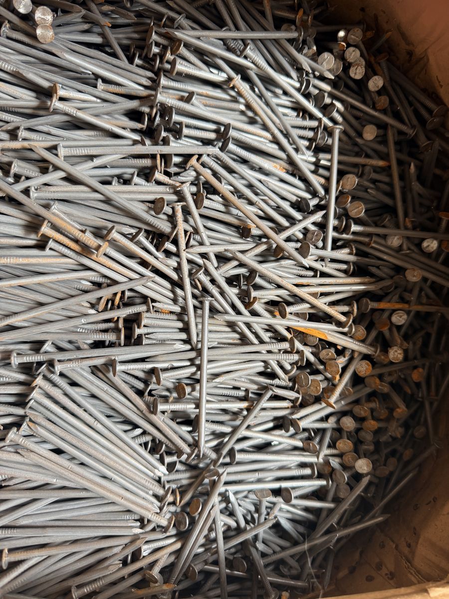2-1/2 in. x 10-1/4-Gauge 8-penny Bright Steel Smooth Shank Common Nails 50 lb. Box