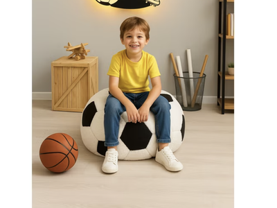 New in box Kids & Tween Bean Bag Chair, Soccer 24x24x16
