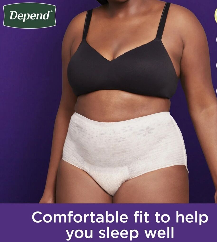 56ct Large Depend Night Defense Adult Underwear