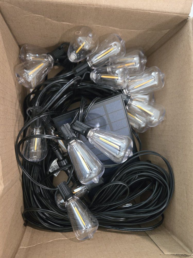 Solar Powered Patio Lights
