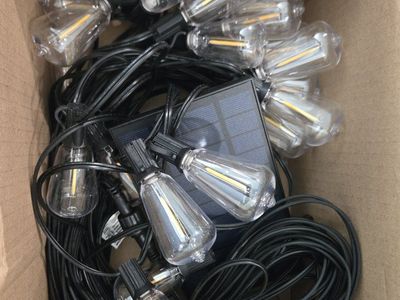 Solar Powered Patio Lights