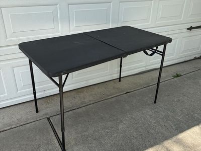 Folding Adjustable Height Table $22.00