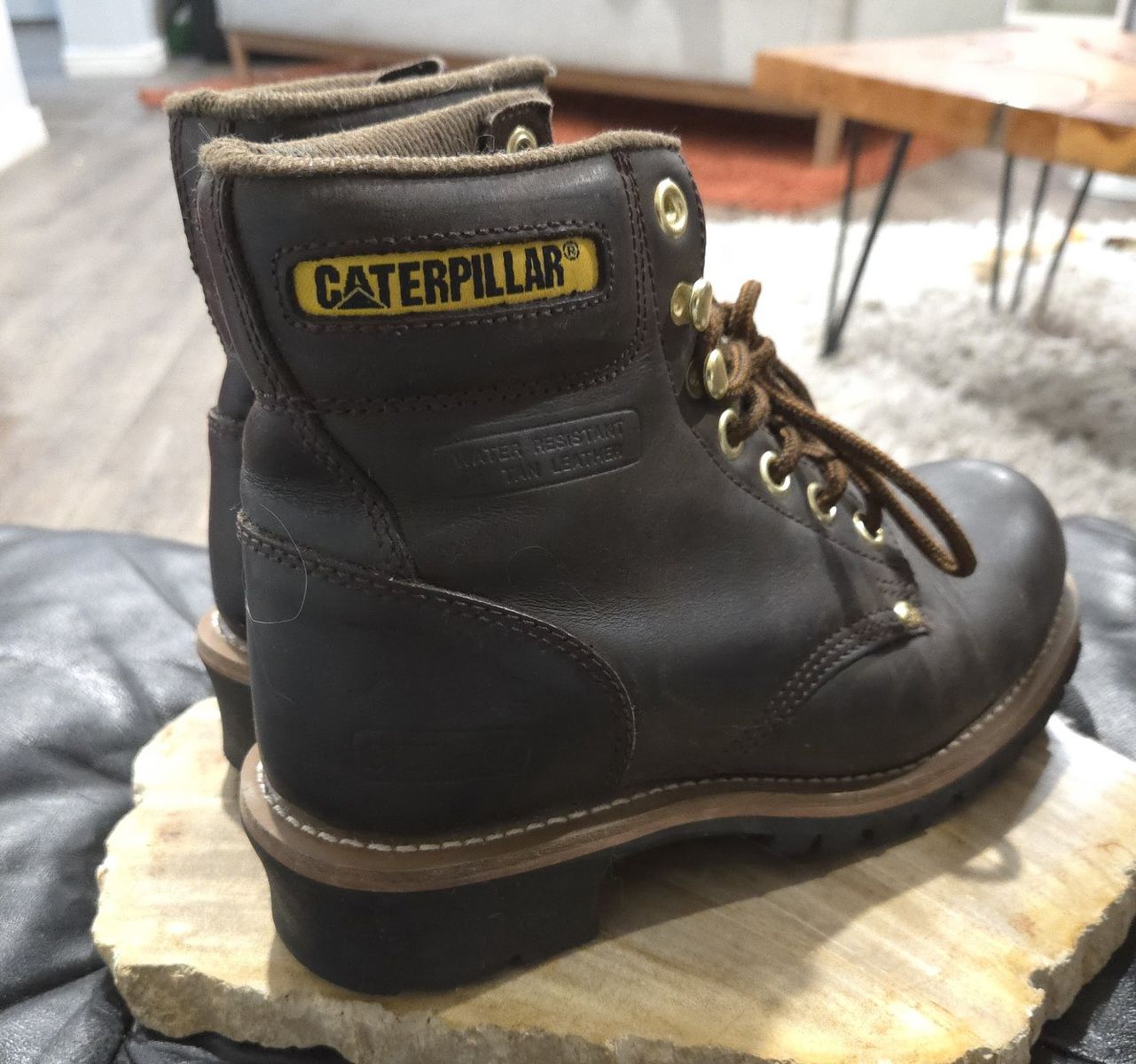 VINTAGE 90s CAT Second Shift Steel Toe Boots - Wom