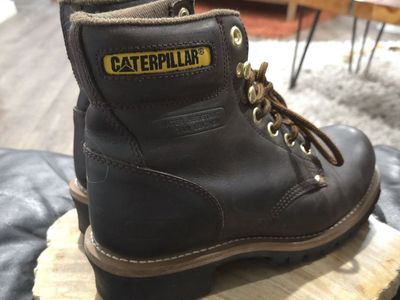 VINTAGE 90s CAT Second Shift Steel Toe Boots - Wom