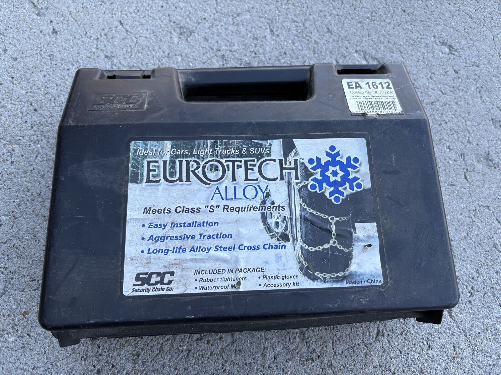 Eurotech Alloy Steel Cross Chain for winter tires $20 cash/venmo in Draper