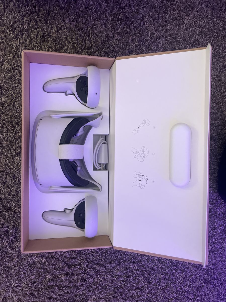 Meta Quest 2 VR Headset with Controllers