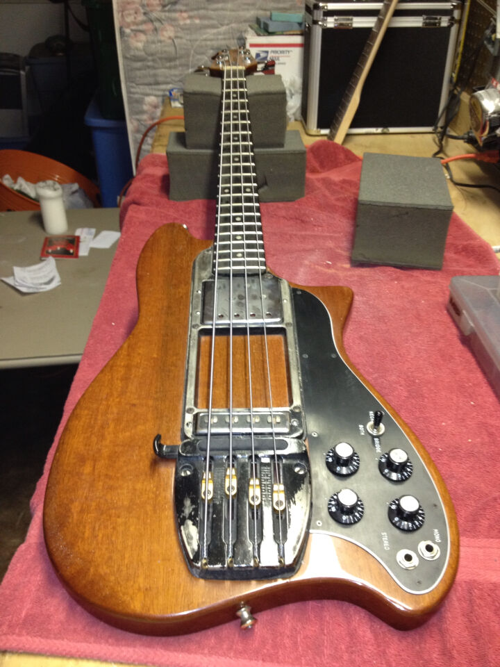 1970's Ovation Magnum 1 Bass Guitar with Case