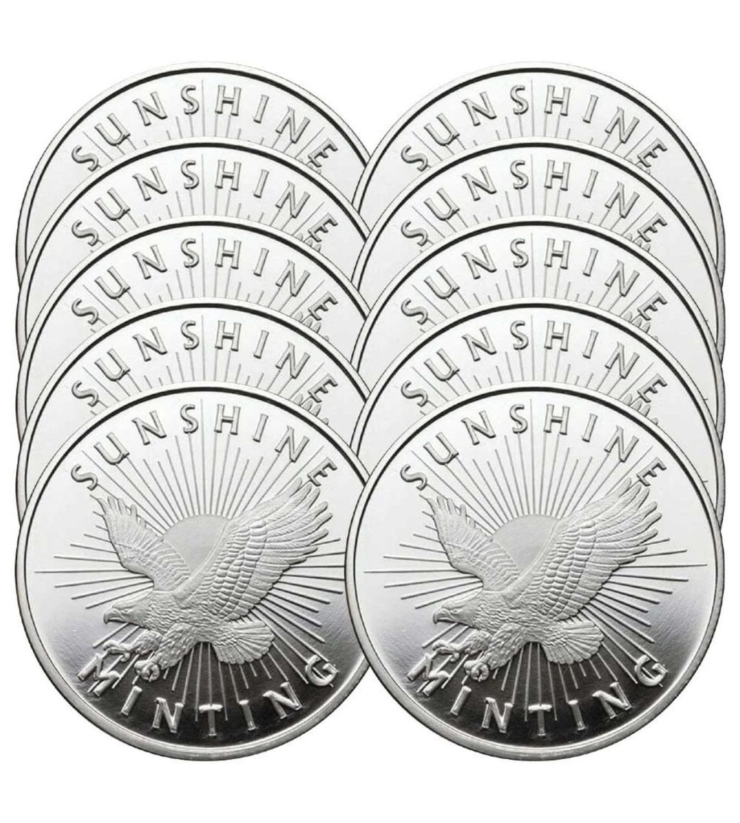 Sunshine Mint .999 fine Silver Bullion -Spot Price