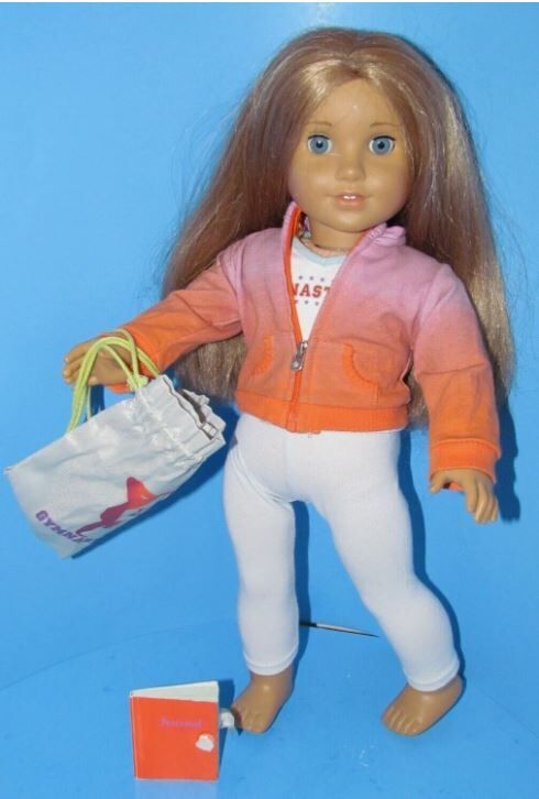 American Girl 2012 Mckenna Doll w/Warm Up Practice Meet Outfit Combo L@@K
