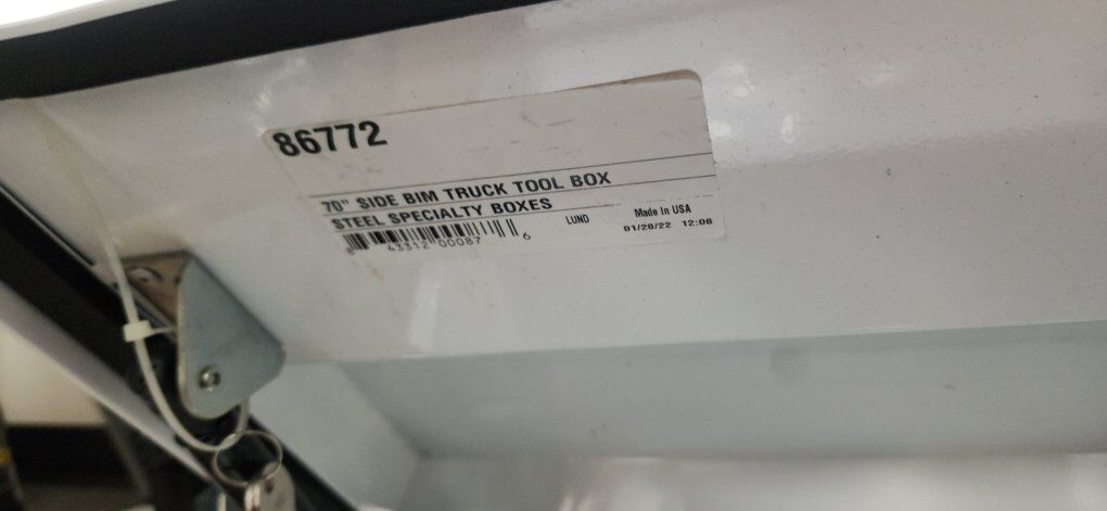 NEW LUND TOOL BOXES # 76772 & #86772 70in