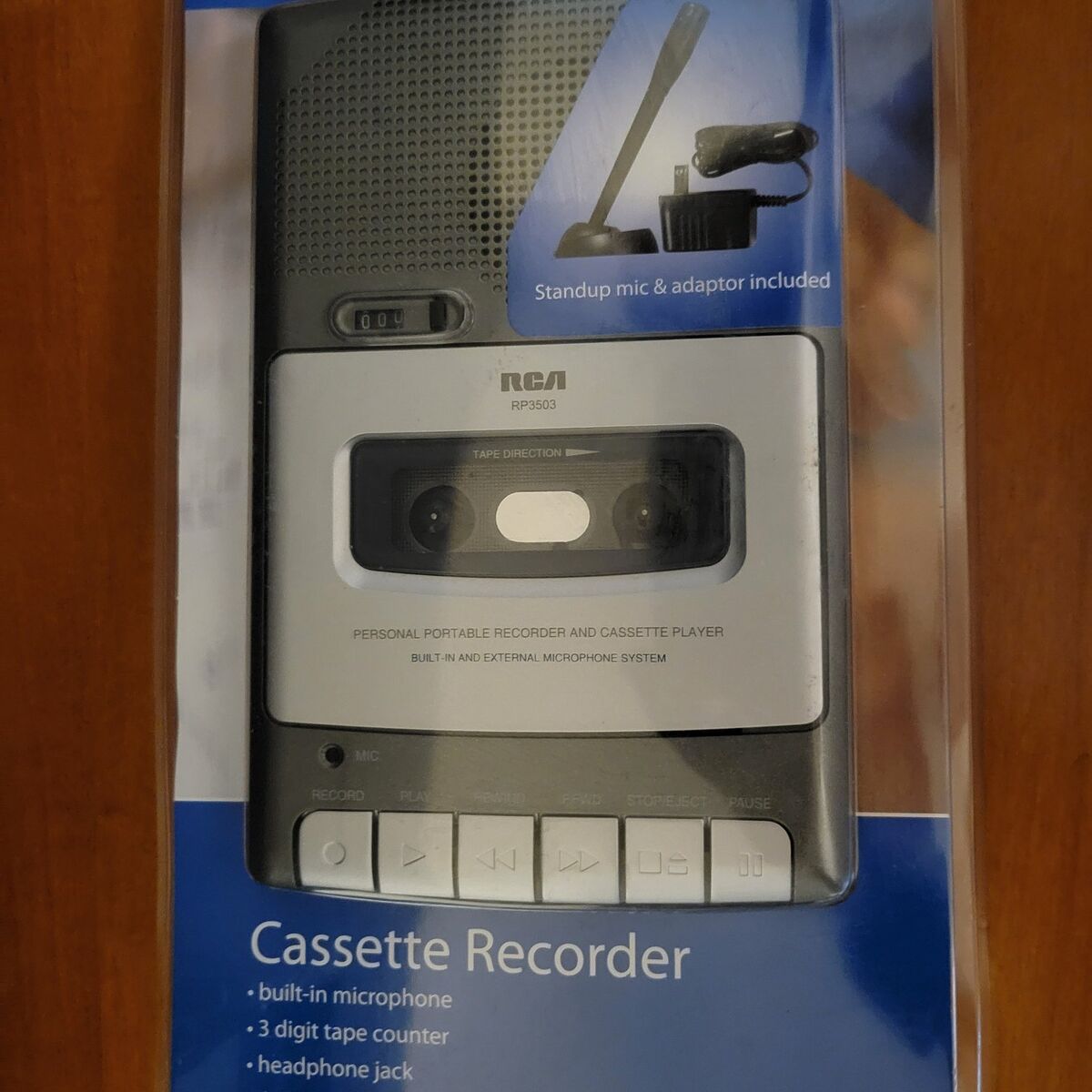 RCA RP3503 "Shoebox" Cassette Voice Recorder
