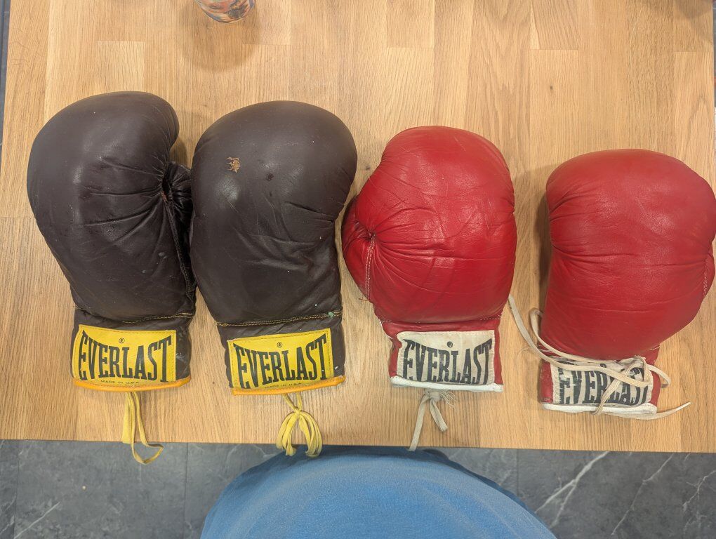 Vintage boxing gloves