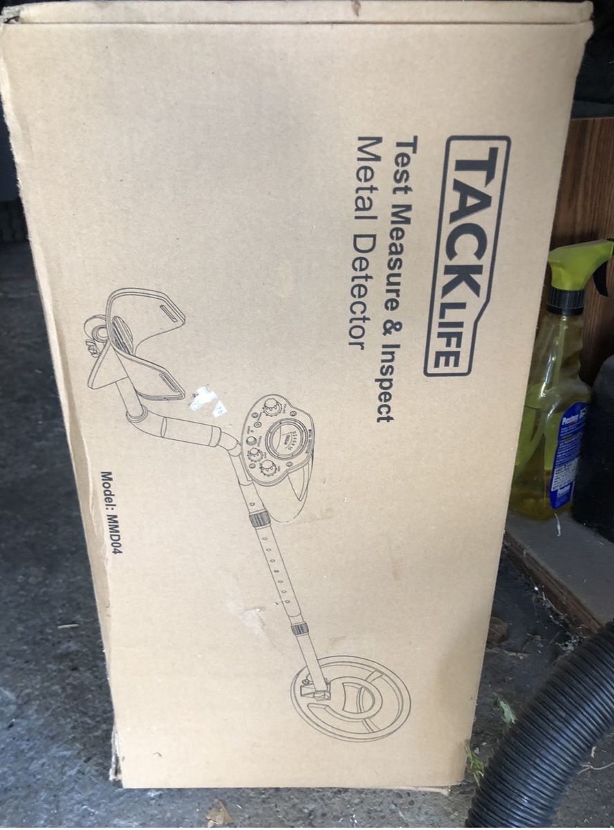Tacklife MMD04 High Accuracy Adjustable Metal Detector - New in Box