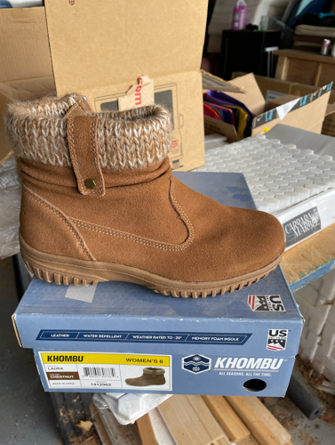 Khombu Karen Women's Winter Boots - Chestnut - Size 6 - New