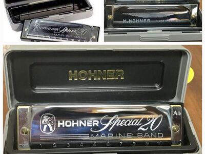 Hohner Special 20 Harmonica, Marine Band. Made in