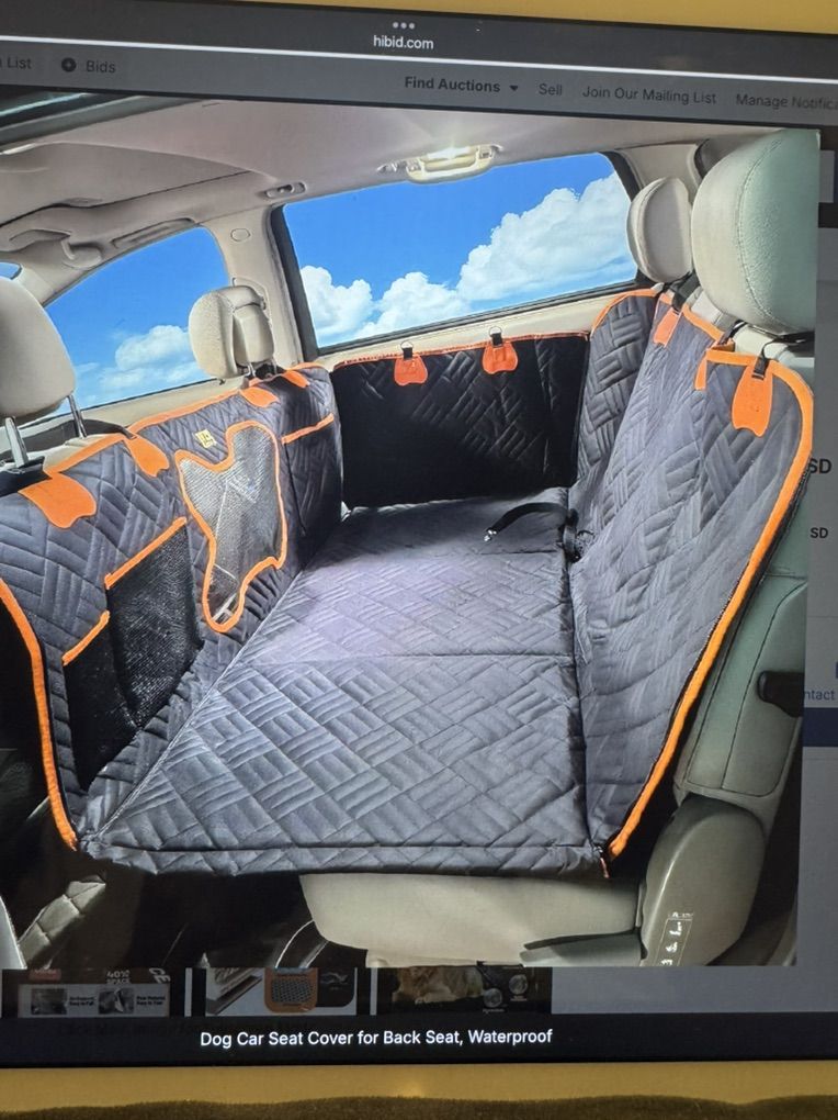 New Dog Car Seat Cover For Backseat Waterproof Dog