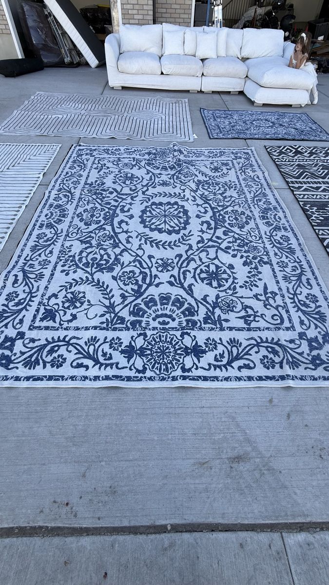 Ruggable 8x10 Rug System | Rug Pad + 2 Washable Rug Covers