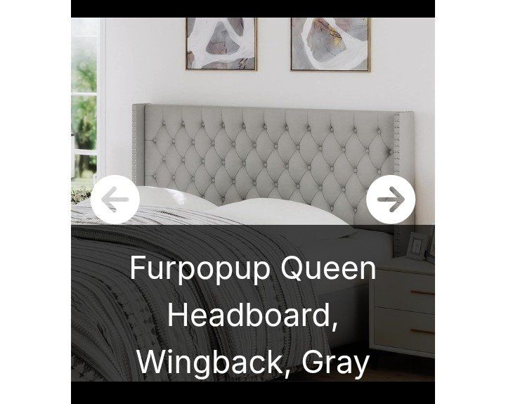 Upholstered Queen Headboard (NEW)