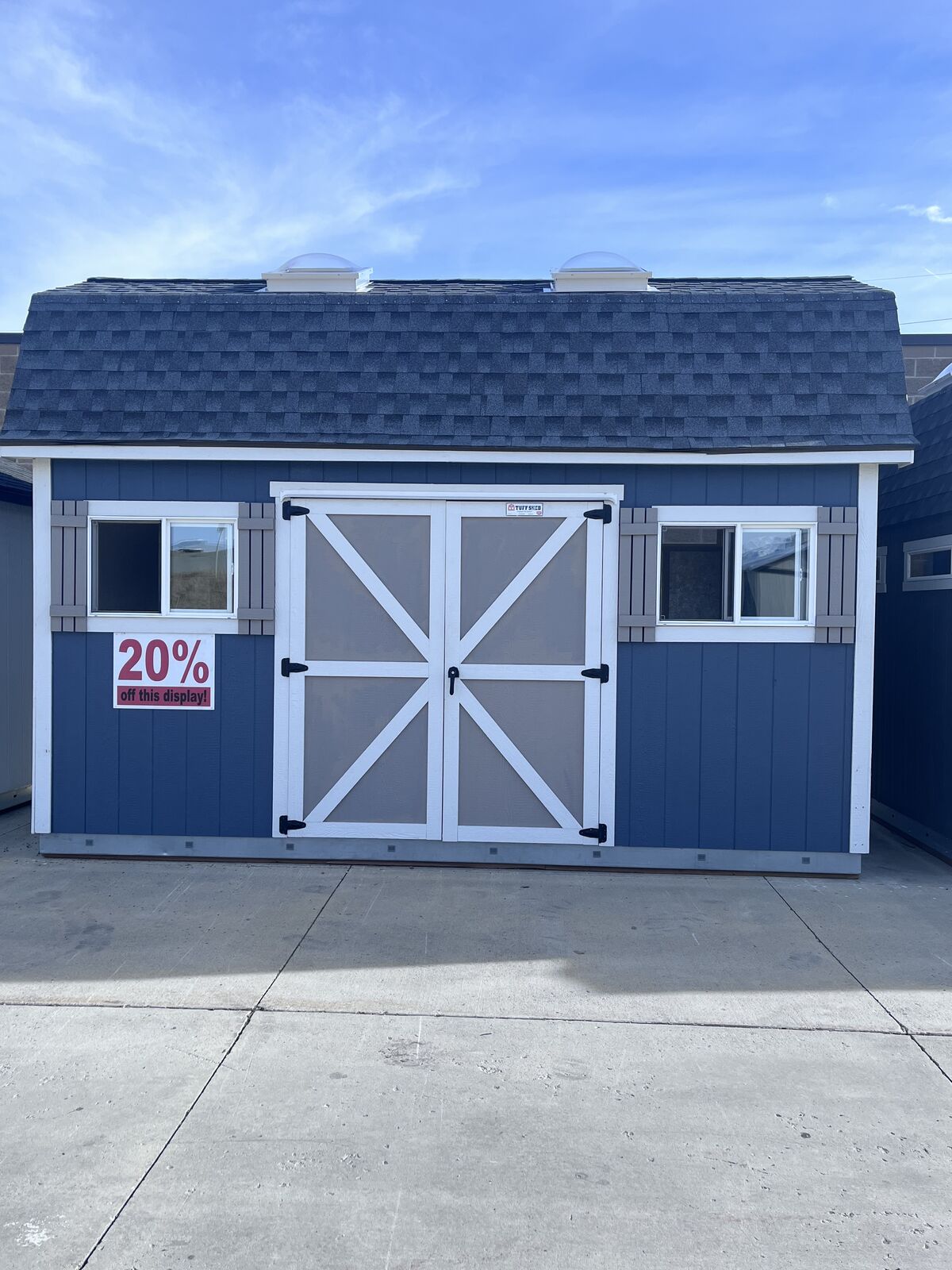 Tuff Shed 8x16 Tall Barn. 20% off!